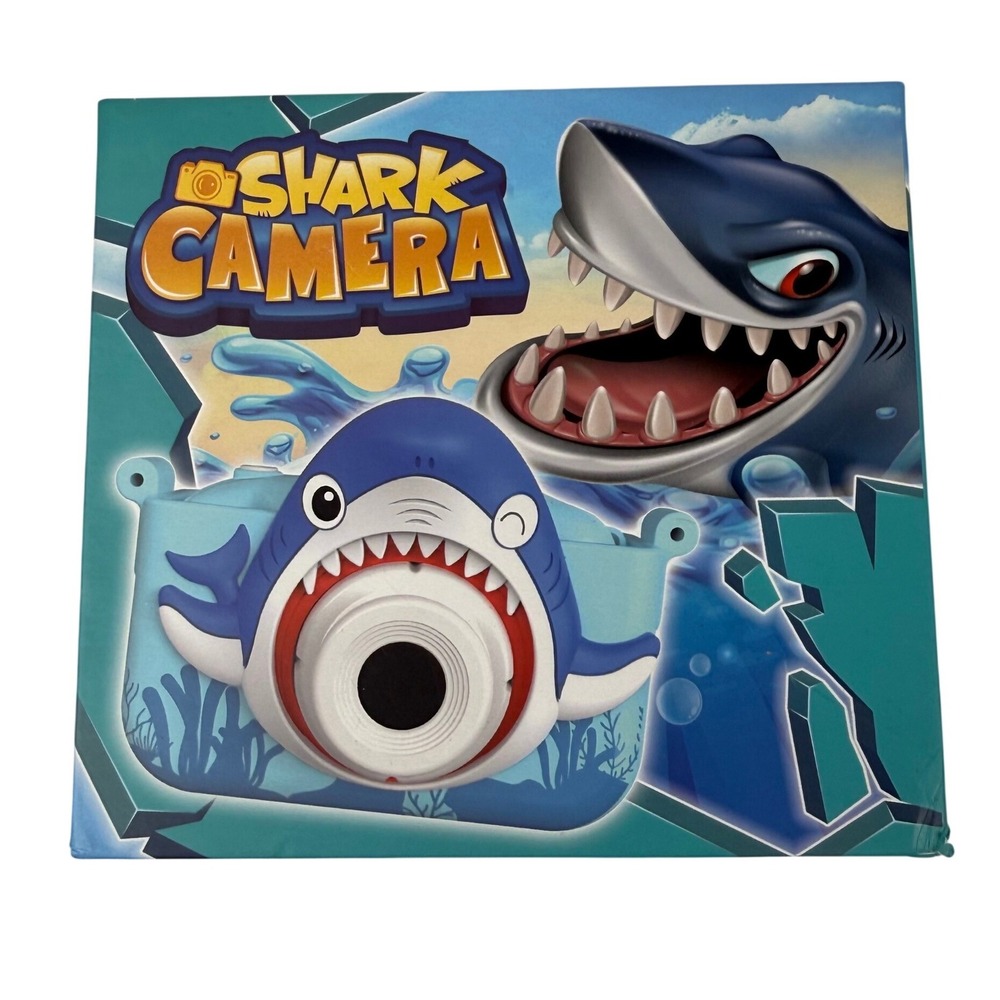 Shark Camera Kids OS Digital Camera Blue Shark Toy XL-930 Ocean Theme Gift New